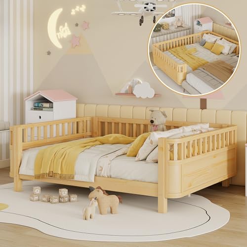 Duxelifin Full Size Kid Bed with Rails